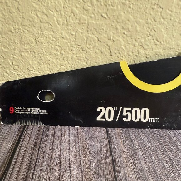 2 Stanley Hand Saws Fat Max 20/500, One a Miter Saw (ONLY) 12” x 3 ½” READ - Picture 7 of 14